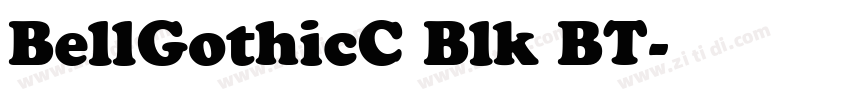 BellGothicC Blk BT字体转换 BellGothicC Blk BT字体转换